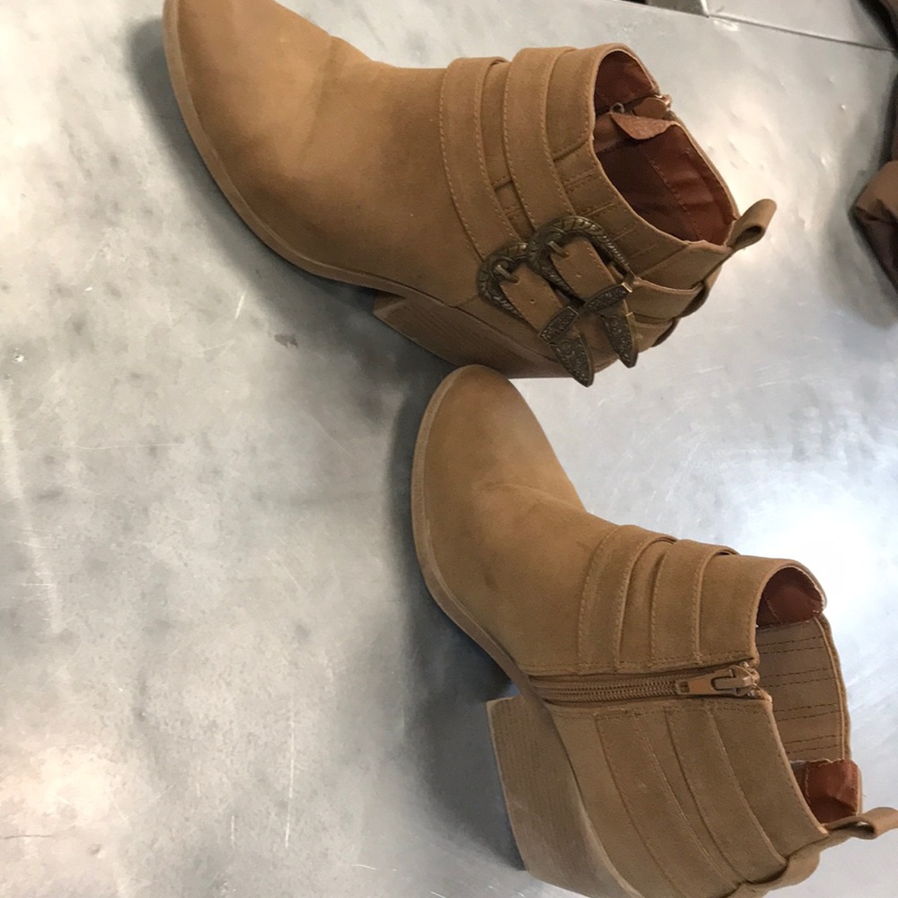 Brown booties